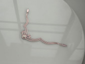 Зеркальные стрелки  "Thailand"  (Розовые)