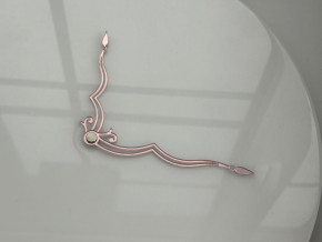 Зеркальные стрелки  "Thailand"  (Розовые)