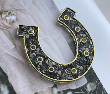 №169 Молд Подкова кристаллическая (7,5 см) 