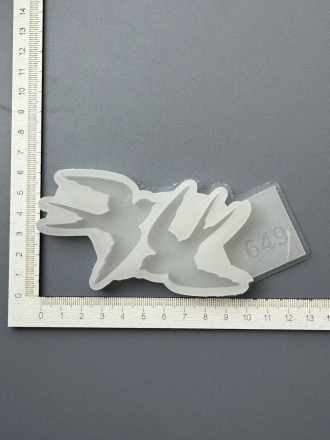 Молд №649 ласточки 2 шт глянцевые Молд №649 ласточки 2 шт глянцевые