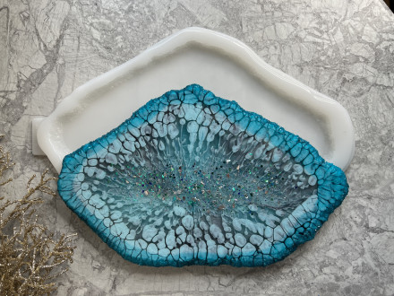 №803 Tray with crystal edge (Mold)