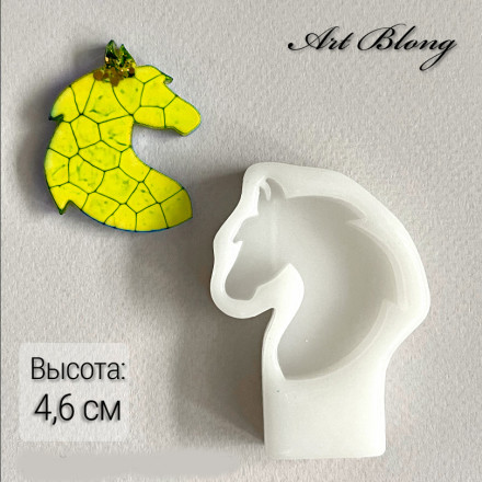 Молд №490 брошь Лошадь   