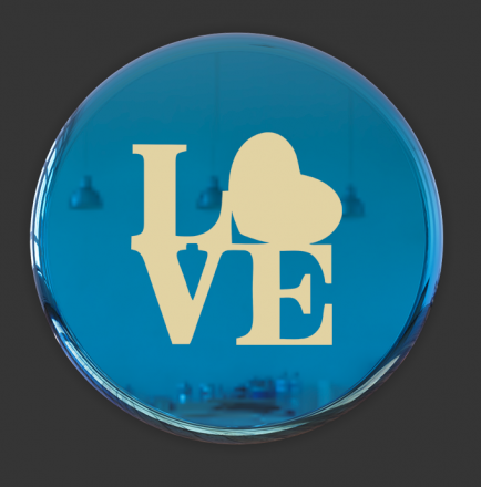 №21 Наклейка (золото) Sticker  