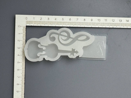 Молд №636 Скрипка и ключ глянцевые 