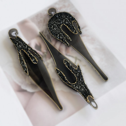 №257 Молд Сосульки 3 шт (crystal) 